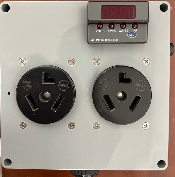 EV-Switch tm / TFI-100 Automatic 240VAC Switch + AC Meter