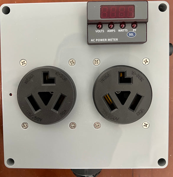EV-Switch tm / TFI-100 Automatic 240VAC Switch + AC Meter