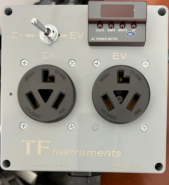 EV-Switch tm / TFI-200 Manual 240VAC Switch + AC Meter